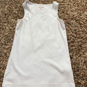 cat and jack white tank top L 10/12